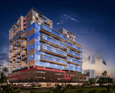 Apartamento de 28m² no Three Towers - Jatiúca