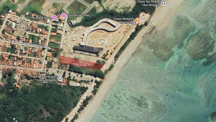 Terreno à venda na Praia de São Miguel dos Milagres - 5.658m²