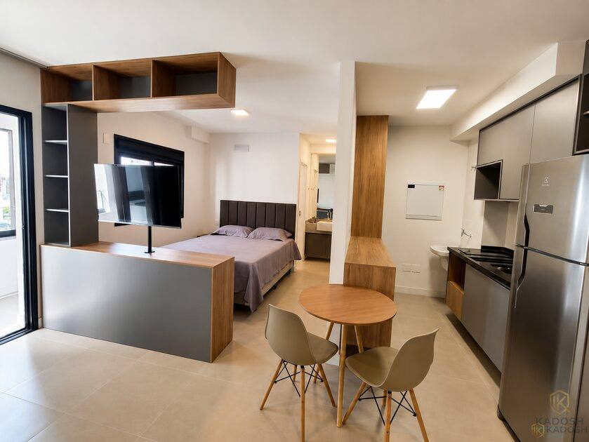 Studio mobiliado no condomínio Sirus - Centro