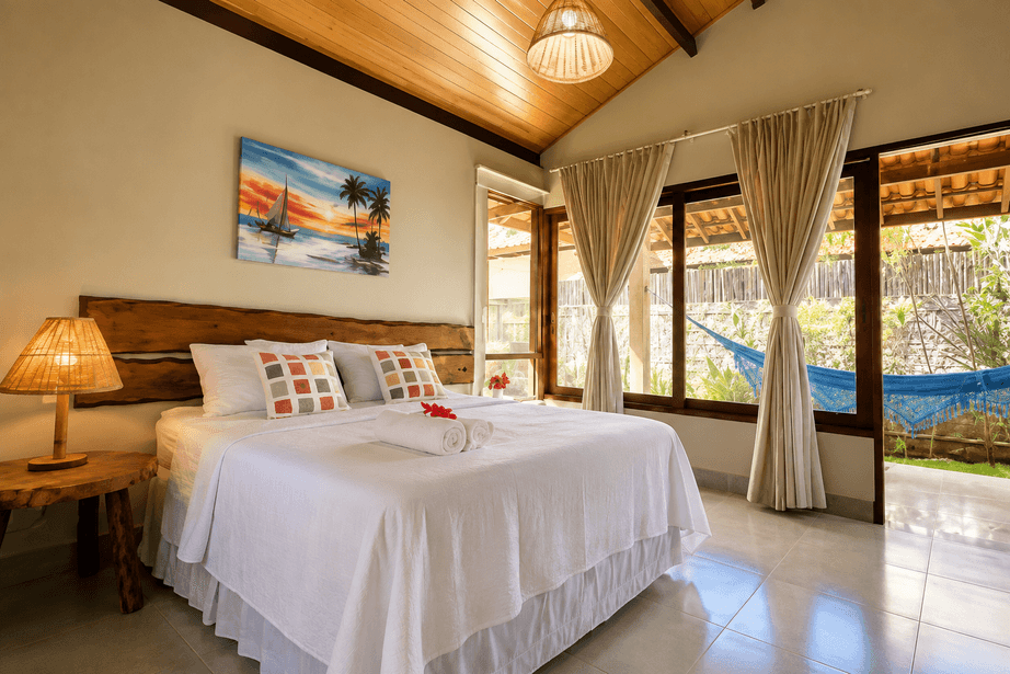 Casa pé na areia em Patacho